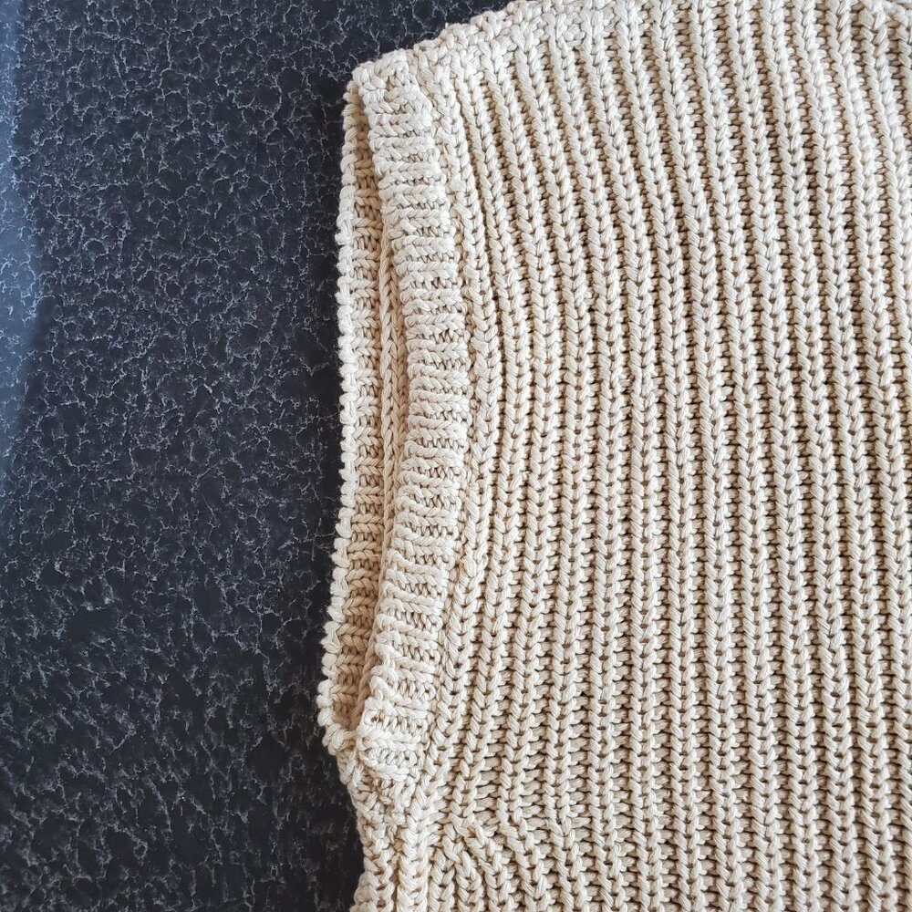 TOTEME ! chunky-knit linen-blend vest (L) - Picture 10 of 14